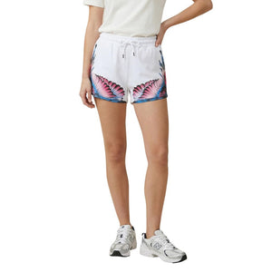 County of Milan Weiße Baumwoll-Shorts