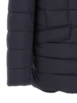 Herno Blauer Mantel aus Polyamid