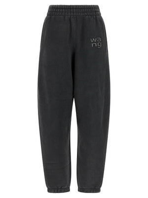 T BY ALEXANDER WANG Schwarze Baumwoll-Jogginghose (Trainingshose)