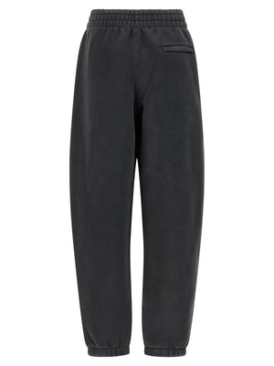 T BY ALEXANDER WANG Schwarze Baumwoll-Jogginghose (Trainingshose)