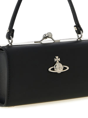 Vivienne Westwood Schwarze Handtasche aus Polyester