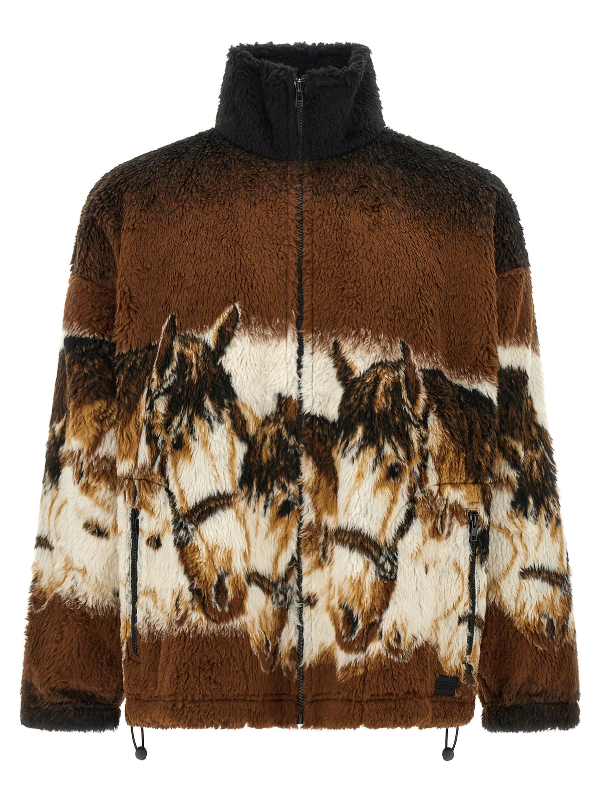 MM6 Maison Margiela Braunes Sweatshirt aus Polyethylen