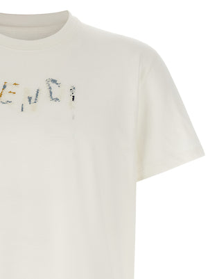 Fendi Weißes Baumwoll-T-Shirt