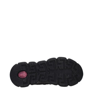 Versace Schwarze Stoff-Sneaker