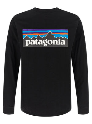 PATAGONIA Schwarzes Baumwoll-T-Shirt
