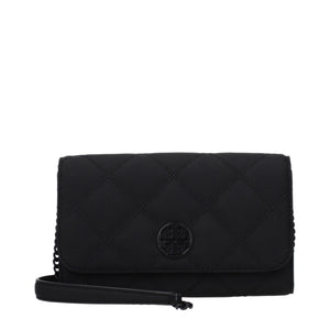 Tory Burch Schwarze Leder-Clutch