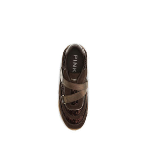 PINKO Braune Wildleder-Sneaker