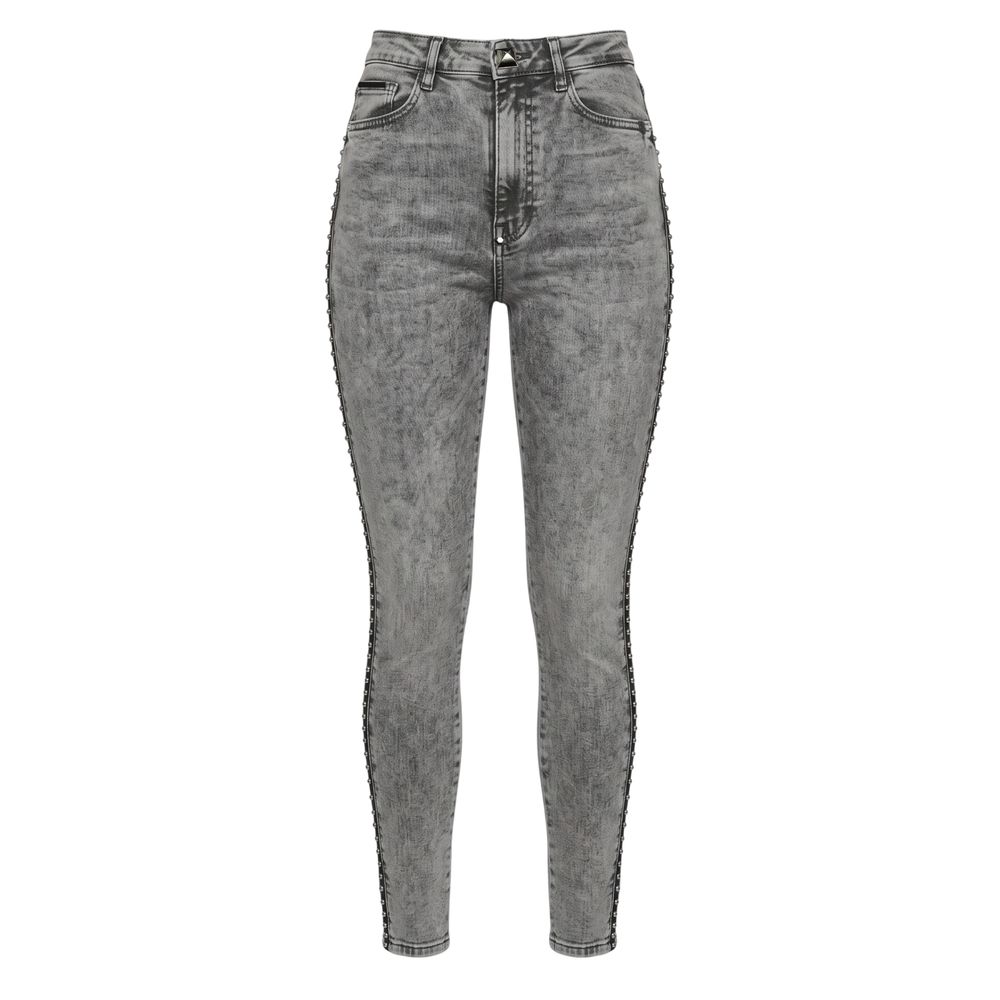 Philipp Plein Graue Baumwollhose für Damen
