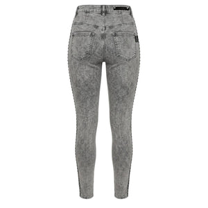 Philipp Plein Graue Baumwollhose für Damen