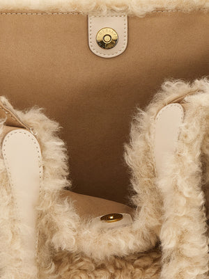 Stella McCartney Beige Polyester-Tragetasche