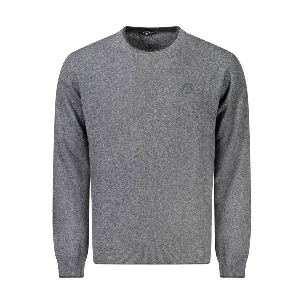 North Sails Grauer Pullover aus Wolle