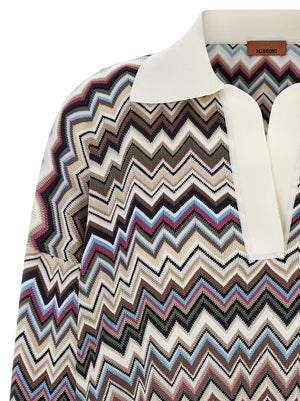 Missoni Mehrfarbiges Poloshirt aus Viskose