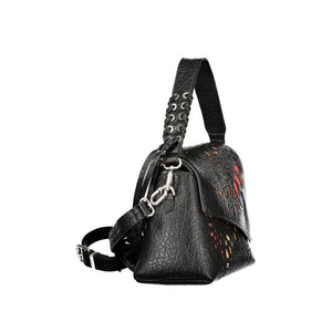 Desigual Schwarze Handtasche aus Polyethylen