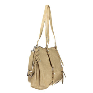Desigual Beige Polyurethane Damen Handtasche