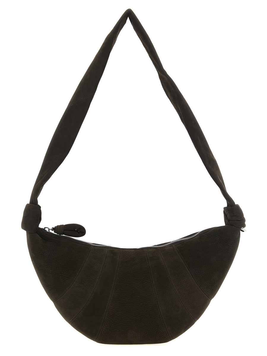 Lemaire Schultertasche aus braunem Lammleder