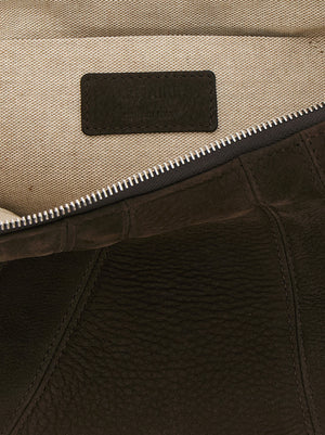 Lemaire Schultertasche aus braunem Lammleder