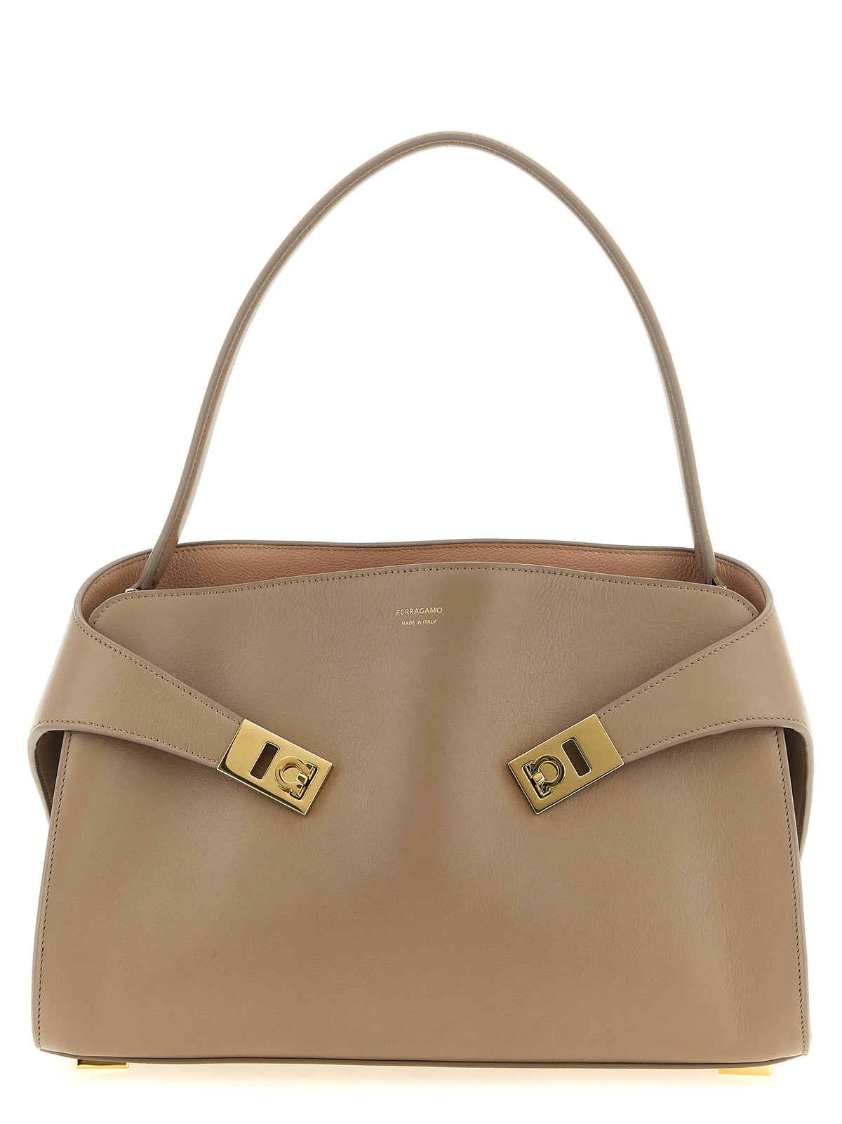 Ferragamo Schultertasche aus mehrfarbigem Kalbsleder