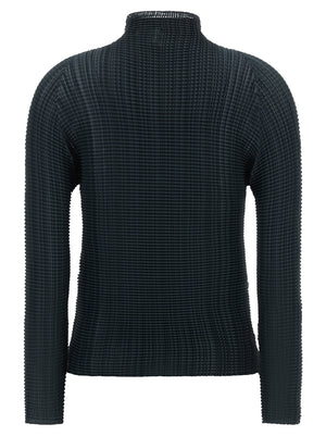 Issey Miyake Blauer Cardigan aus Polyester