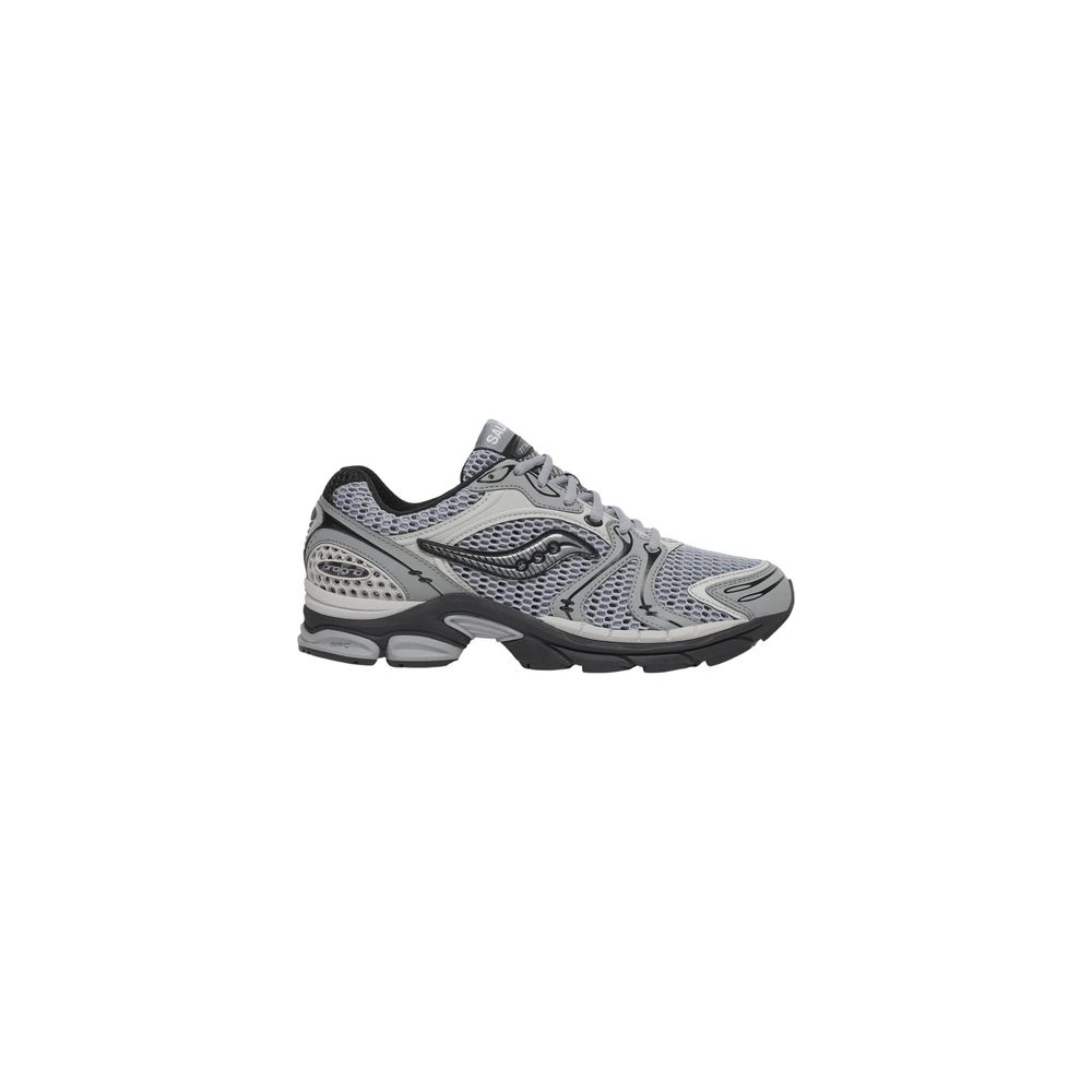 Saucony Graue synthetische Sportschuhe