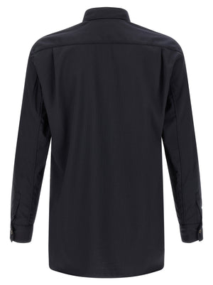 Comme Des Garçons Blaue Polyester-Bluse