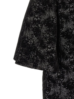 Comme Des Garçons Schwarzer Blazer aus Polyester