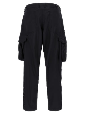 Comme Des Garçons Blaue Cargohose aus Polyester