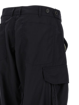 Comme Des Garçons Blaue Cargohose aus Polyester