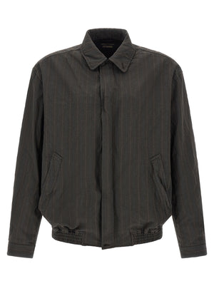 Comme Des Garçons Brauner Polyester-Bomber