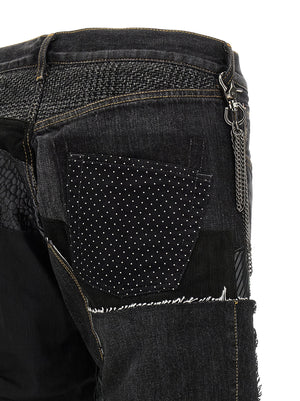 Junya Watanabe Blaue Baumwolljeans Denim