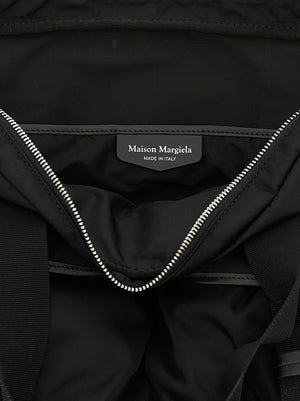 Maison Margiela Schwarze Shopper-Tasche aus Polyamid