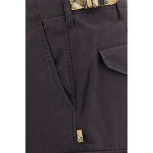 Burberry Braune Cargohose aus Baumwolle