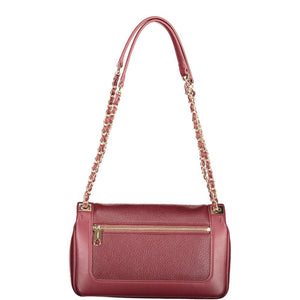 Twinset Rote Damen-Schultertasche aus Polyurethan