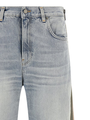 Haikure Mehrfarbige Baumwoll-Jeans im geraden Schnitt
