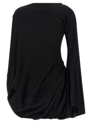Junya Watanabe Schwarze Wollbluse