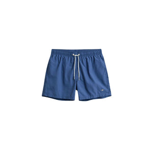 Gant Blaue Badeshorts aus recyceltem Polyamid