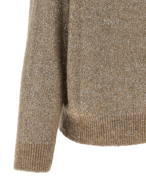 Brunello Cucinelli Beige Polyamid-Strickjacke