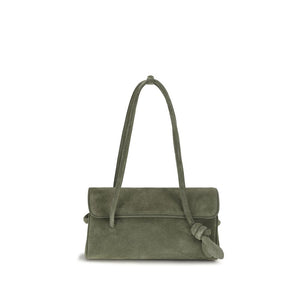 Jacquemus Bicolor Calf Leather Bos Taurus Schultertasche