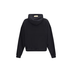PDF Channel Schwarzer Baumwoll-Sweatshirt