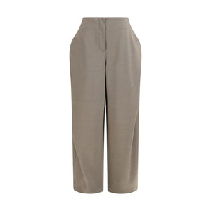 Jacquemus Graue Wollhose Oves Aries Flared Pants