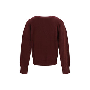 Isabel Marant Étoile Sweatshirt aus Baumwolle in Bordeaux