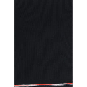 Thom Browne Ärmelloses T-Shirt aus schwarzer Wolle Oves Aries