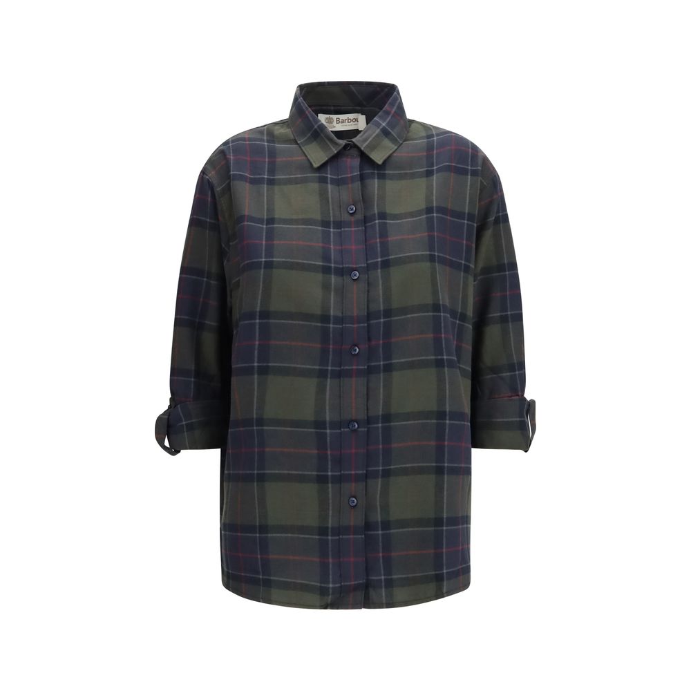 Barbour Braunes Baumwollhemd