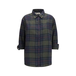 Barbour Braunes Baumwollhemd