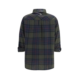 Barbour Braunes Baumwollhemd