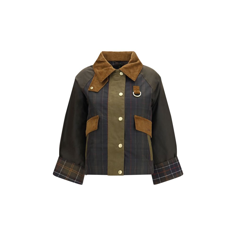 Barbour Baumwoll-Jacke in Braun