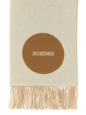 Jacquemus Beige Schurwolle Foulard