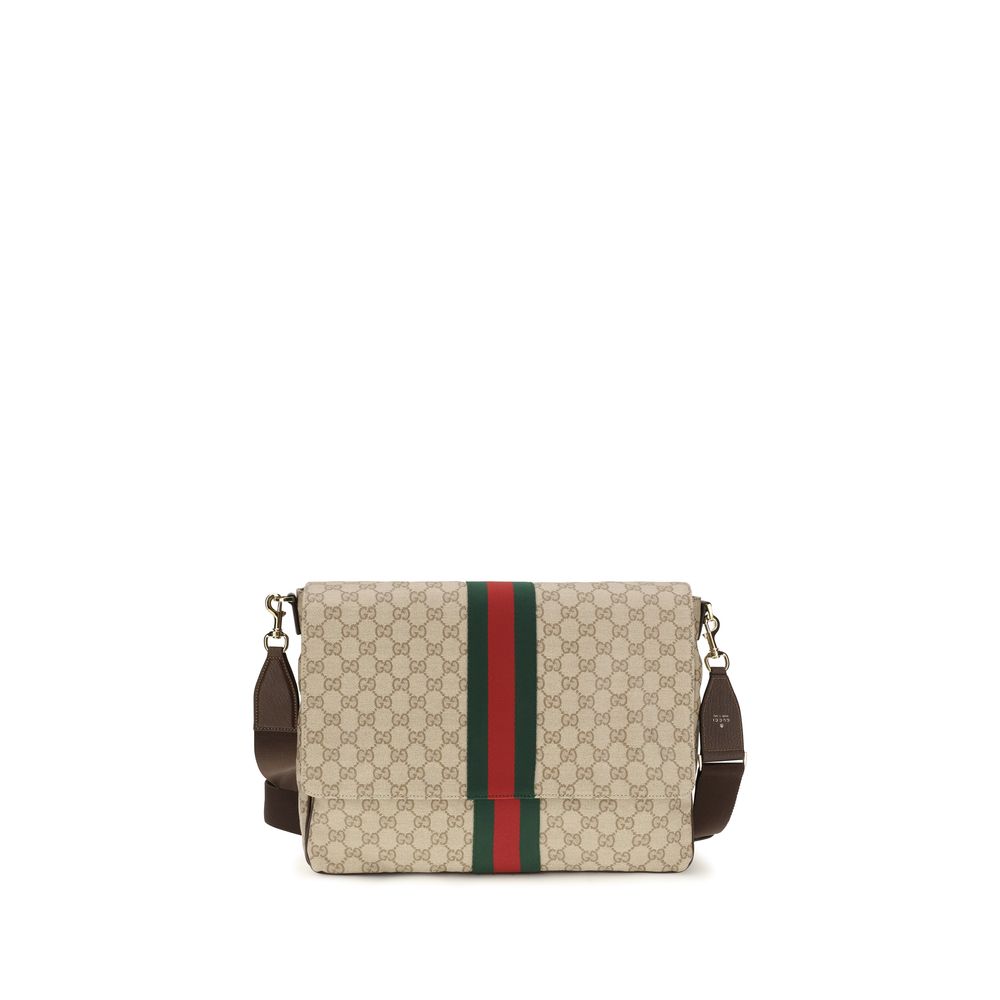 Gucci Beige Stoff-Schultertasche