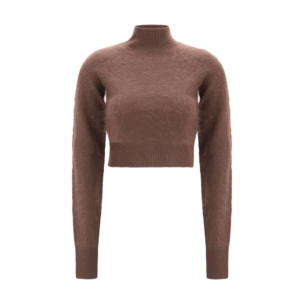 Max Mara Brauner Kaschmir-Pullover