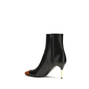 Valentino Garavani Schwarze Ankle Boots aus Kalbsleder Bos Taurus