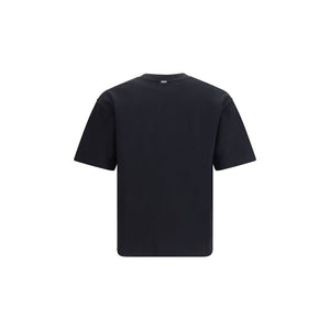 Herno Schwarzes Baumwoll-T-Shirt